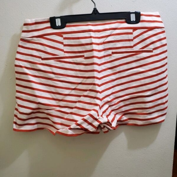 🆕 J.CREW - RED & WHITE STRIPE SHORTS. NWT - Picture 2 of 3